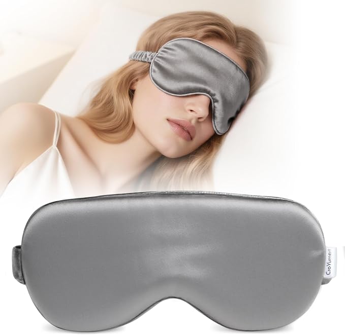Pure 22 Momme 6A Grade Mulberry Silk Sleep Mask by CroYumert