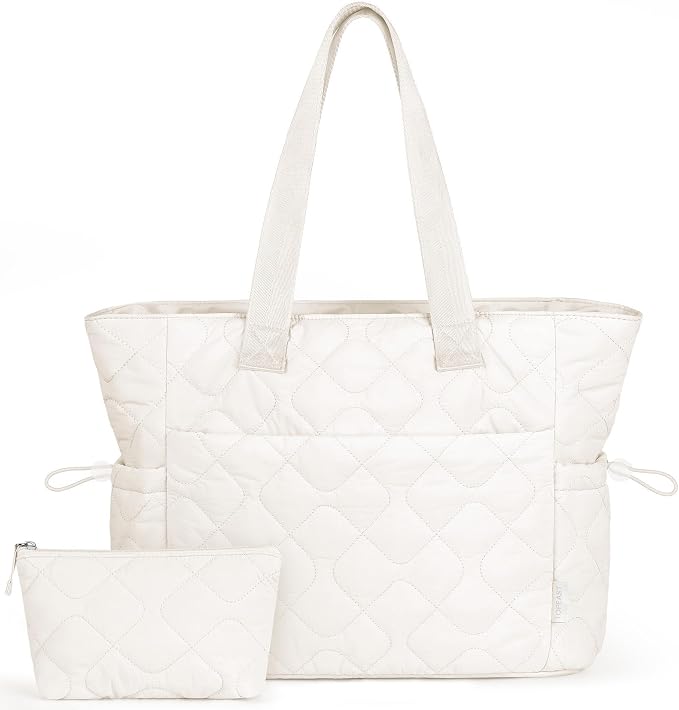 TOPEAST Tote Bag for Women, Large Puffer Tote Bag by TOPEAST