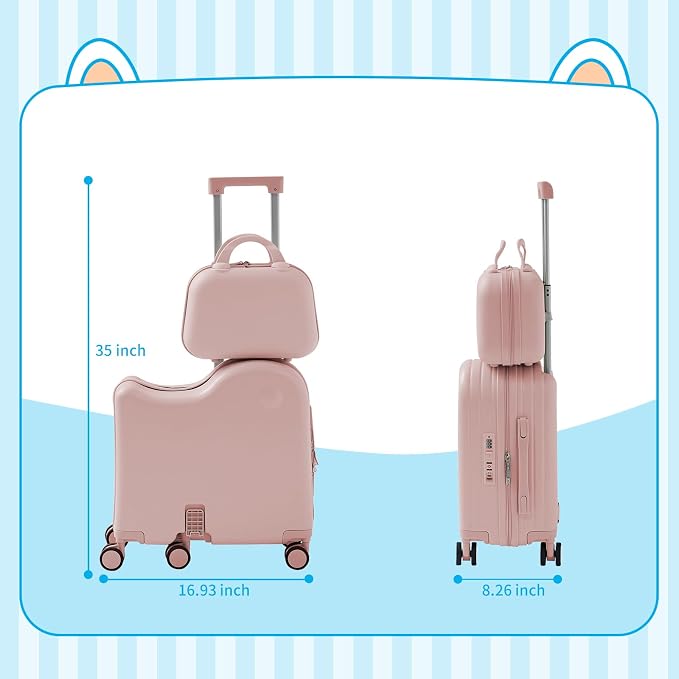 TABU Ride-on Luggage with Handbag - Image 2