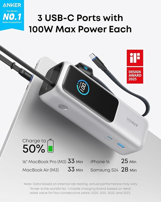 Anker Laptop Power Bank, 000mAh Portable Charger - Image 2