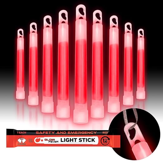 Glow Fever Emergency Safety Military Grade 6'' Lightsticks, Light Up Ultra - Image 2