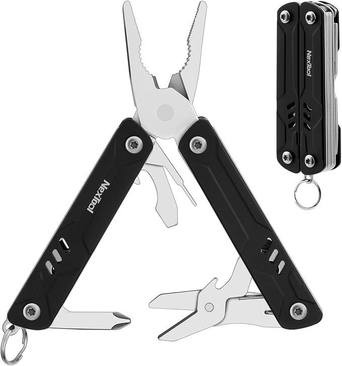 NexTool Mini Multitool - 9 in 1 Keychain Multitool by NexTool