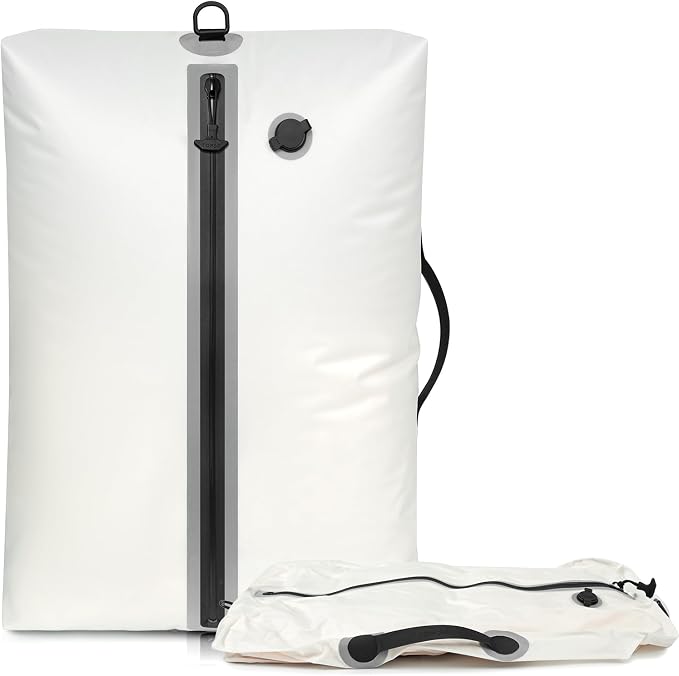 BAGAIL TPU Vacuum Bag for Travel, Reusable Compression Bag by BAGAIL