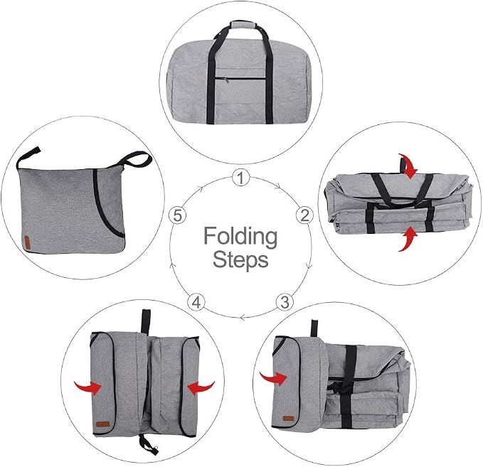 100L Duffle Bag for Travel, Large Foldable Waterproof Travel Duffel Bags - Image 8