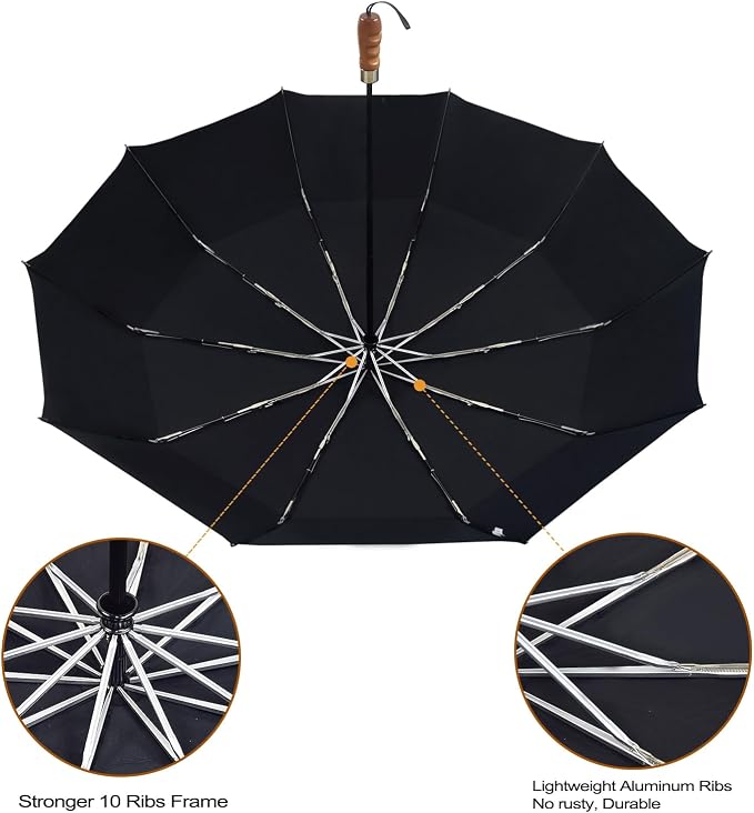 Lejorain Large Folding Golf Umbrella - Image 4