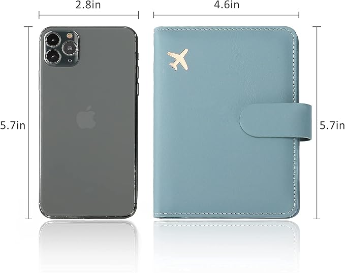 Melsbrinna Premium Leather Passport Holder Covers Case, Waterproof Rfid - Image 6
