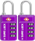 TSA Approved Travel Luggage Locks, Open Alert Combination Lock by LOCKDEPOT