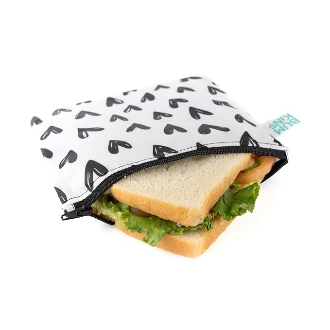 Bumkins Reusable Sandwich and Snack Bags, - Image 4