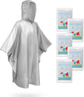 SaphiRose Disposable Rain Ponchos Emergency Clear Poncho by SaphiRose