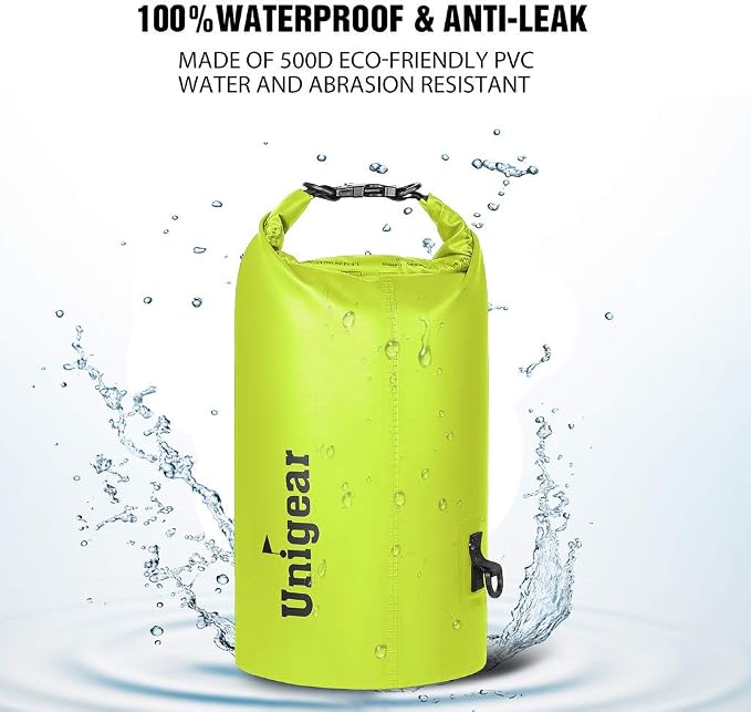 Unigear Dry Bag Waterproof, 2L/5L/10L/20L/30L/40L Floating and Lightweight Bags - Image 4