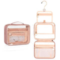 Clear Cosmetic Bags, Hanging Toiletry Bag by CUBETASTIC