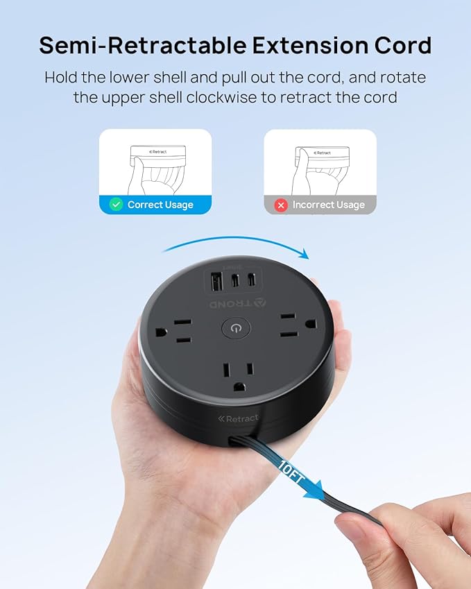 TROND Power Strip Flat Plug - Image 6