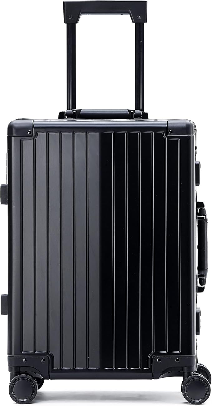 YYW Aluminum Carry-On Luggage Airline Approved Lightweight Suitcase by YYW