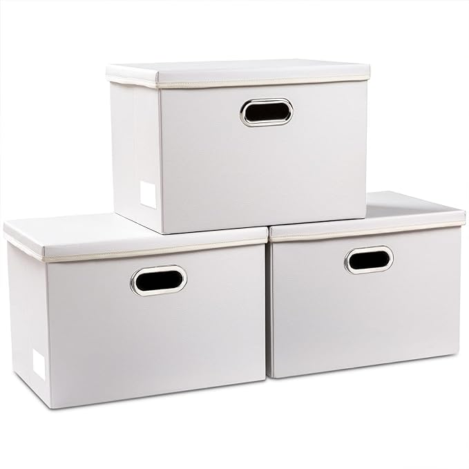 PRANDOM Large Stackable Storage Bins by Prandom