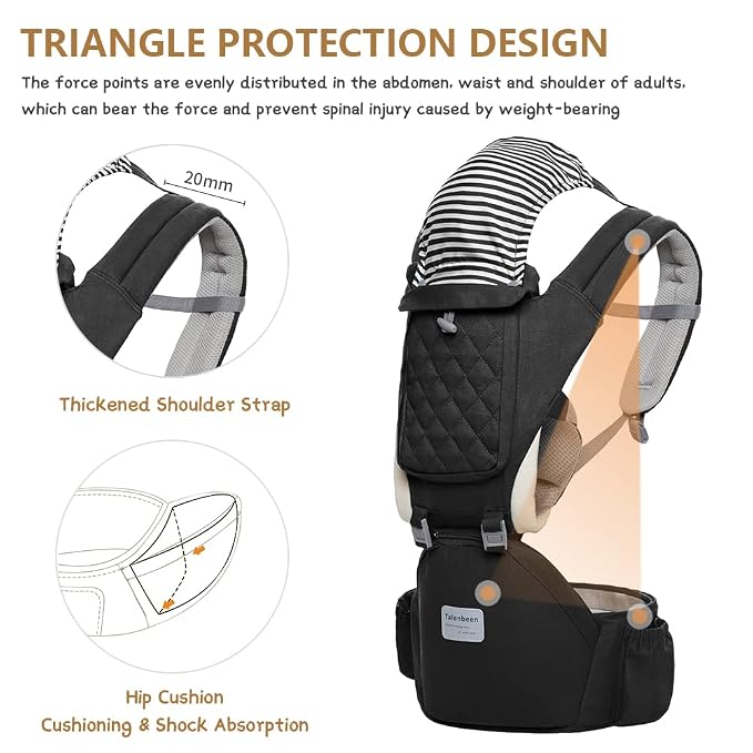 Baby Carrier 6-in-1 Newborn to Toddler, Baby Carrier - Image 6