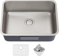 KRAUS Dex 25-inch Undermount 16 Gauge Stainless Steel Single Bowl Kitchen Sink by KRAUS