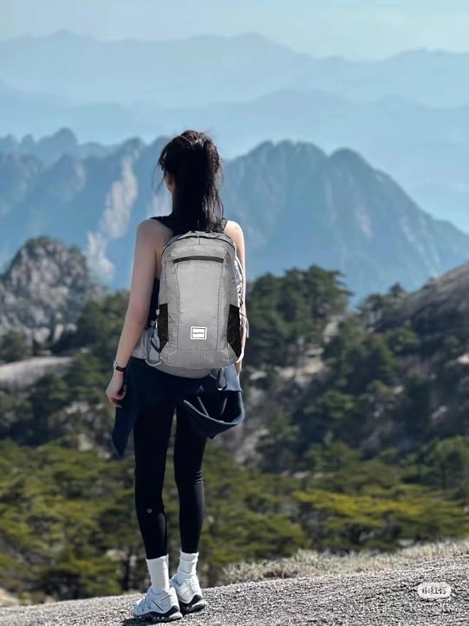 Small Foldable Hiking Daypack Packble Skin Casual Backpack Camping Cycling - Image 7