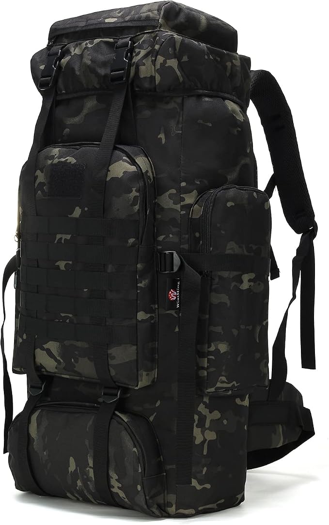 Hiking Backpack for Men 70L/100L Camping Backpack Military Rucksack Molle 3 by W+WINTMING