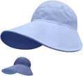 Sun Hats for Womens Wide Brim UV Protection Fishing Hats Packable Reversible by huablo