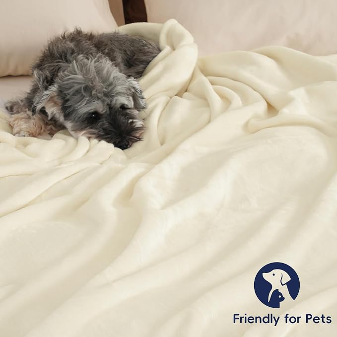 PHF Ultra Soft Fleece Blanket Twin Size, No Shed No Pilling Luxury Plush Cozy - Image 5
