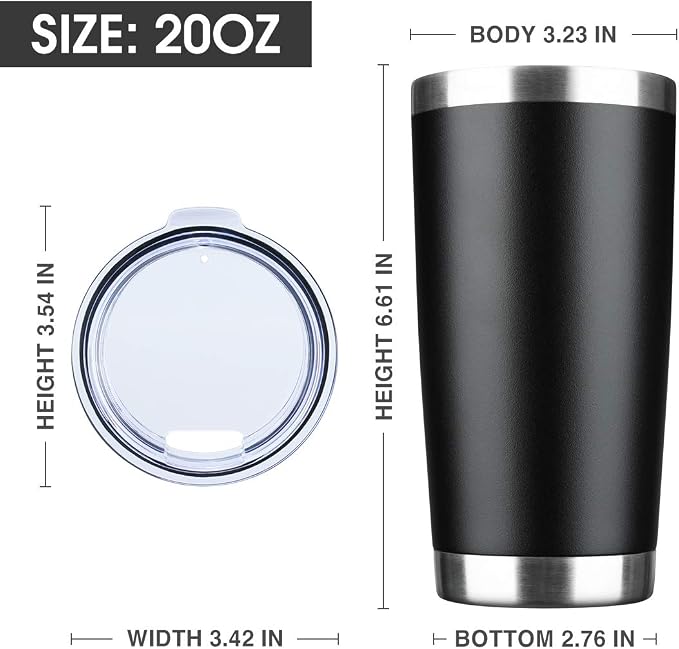 20oz Tumbler Bulk Stainless Steel Vacuum Insulated Tumblers - Image 2