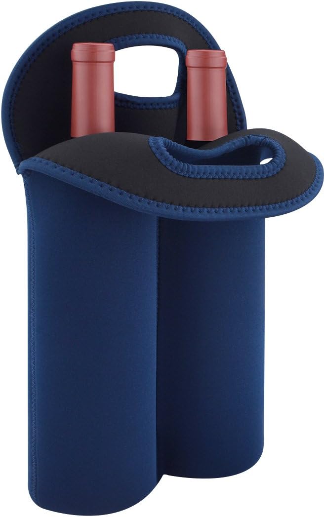 Linkidea Wine Travel Carrier & Cooler Bag, Wine Carrying Tote Picnic Cooler by Linkidea