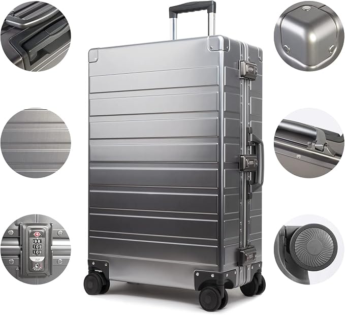 TRAVELKING All Aluminum Luggage - Image 5