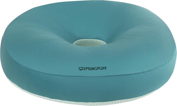 Premium Egyptian Cotton Pressure Relief Donut Chair Seat Cushion by SPRINGPUFFGracefulMotherhood