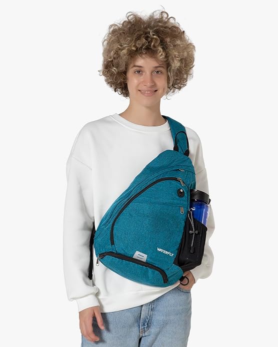 WATERFLY Large Crossbody Sling Bag: Over Shoulder Backpack Daypack Casual Cross - Image 7