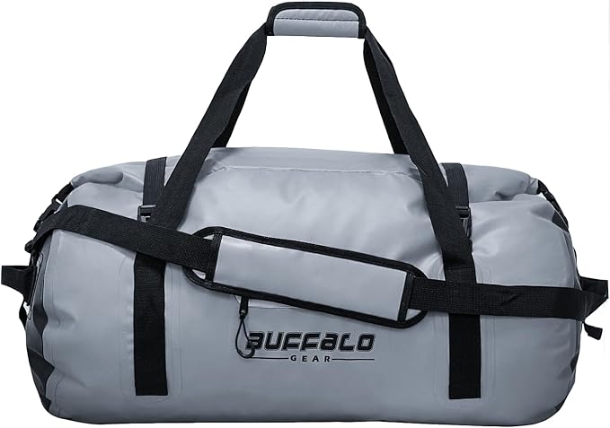 Buffalo Gear Waterproof Duffle Bag 40L 60L 80L Roll-top Dry Bag Heavy Duty by BuffaloGear