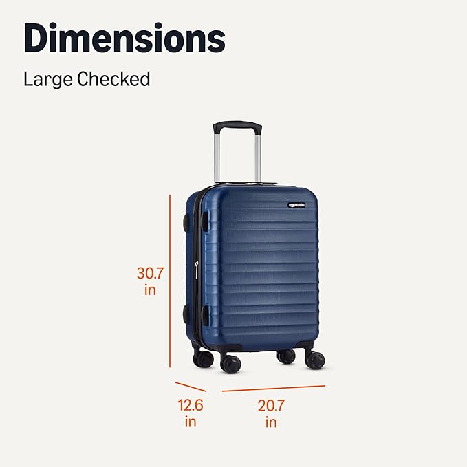 Amazon Basics 30" Hardside Large Checked Luggage, Hardshell Suitcase - Image 6