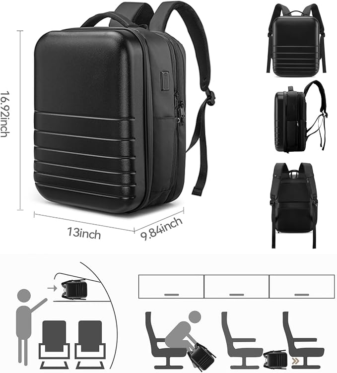 SOKOK Carry On Travel Backpack Waterproof Business Backpack Expandable - Image 8