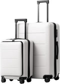 Coolife Luggage Suitcase Piece Set Carry On ABS+PC Spinner by COOLIFE
