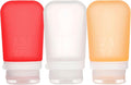 humangear GoToob+ 3-Pack | Refillable Silicone Travel Bottle | Locking Lid | by humangear