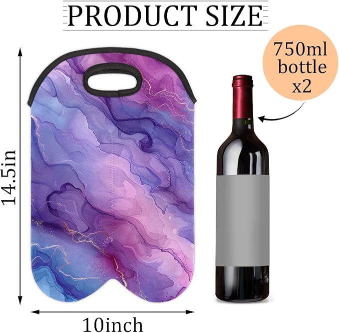 Wine Carrier Tote Personalized Bag - Image 2