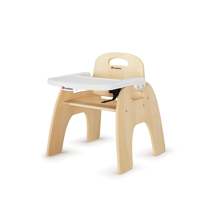 Foundations Easy Serve 11" Wood Feeding Chair by FoundationsChildrensProducts