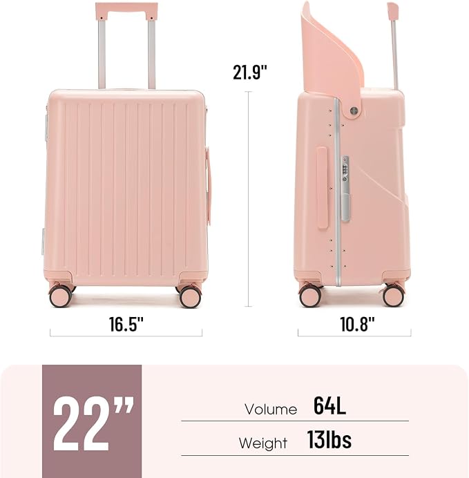 22'' Hardside Ride-On Suitcase - Image 6