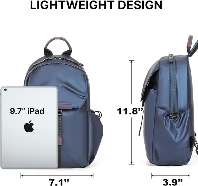 Crossbody Messenger Bag for Women Men Travel Backpack Convertibale Sling Bag - Image 4