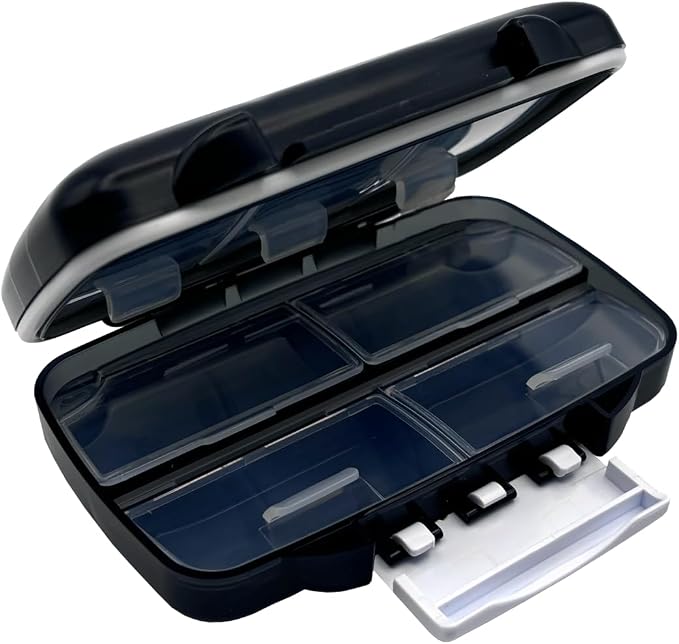 EZY DOSE Moisture-Proof Portable Pill Dispenser, Pocket Purse Organizer by EZYDOSE