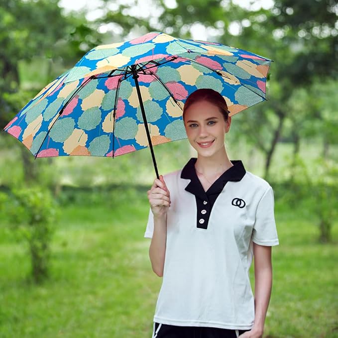 LANBRELLA Compact Reverse Folding Umbrella Auto Windproof Travel Umbrella - Image 2
