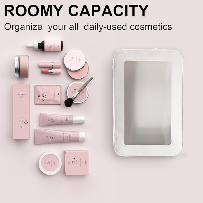 LETGO Clear Makeup Bags, TSA Approved Toiletry Bag - Image 4