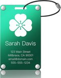 Personalized Luggage Tags: Custom Metal Luggage Tags by Kcule