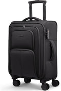 LOVEVOOK Carry On Luggage 22x14x9 Airline Approved, 22 Inch Softside Suitcases by LOVEVOOK