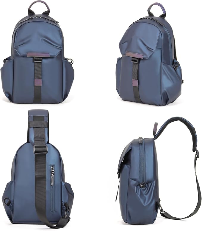 Crossbody Messenger Bag for Women Men Travel Backpack Convertibale Sling Bag - Image 6