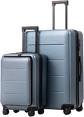 COOLIFE Luggage Suitcase Piece Set Carry On ABS+PC Spinner Trolley by COOLIFE