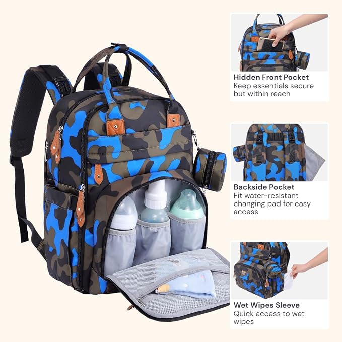 BabbleRoo Diaper Bag Backpack - Image 5