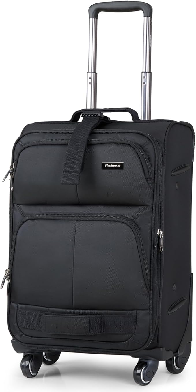 Hanke 20 Inch Softside Expandable Carry On Luggage by Hanke