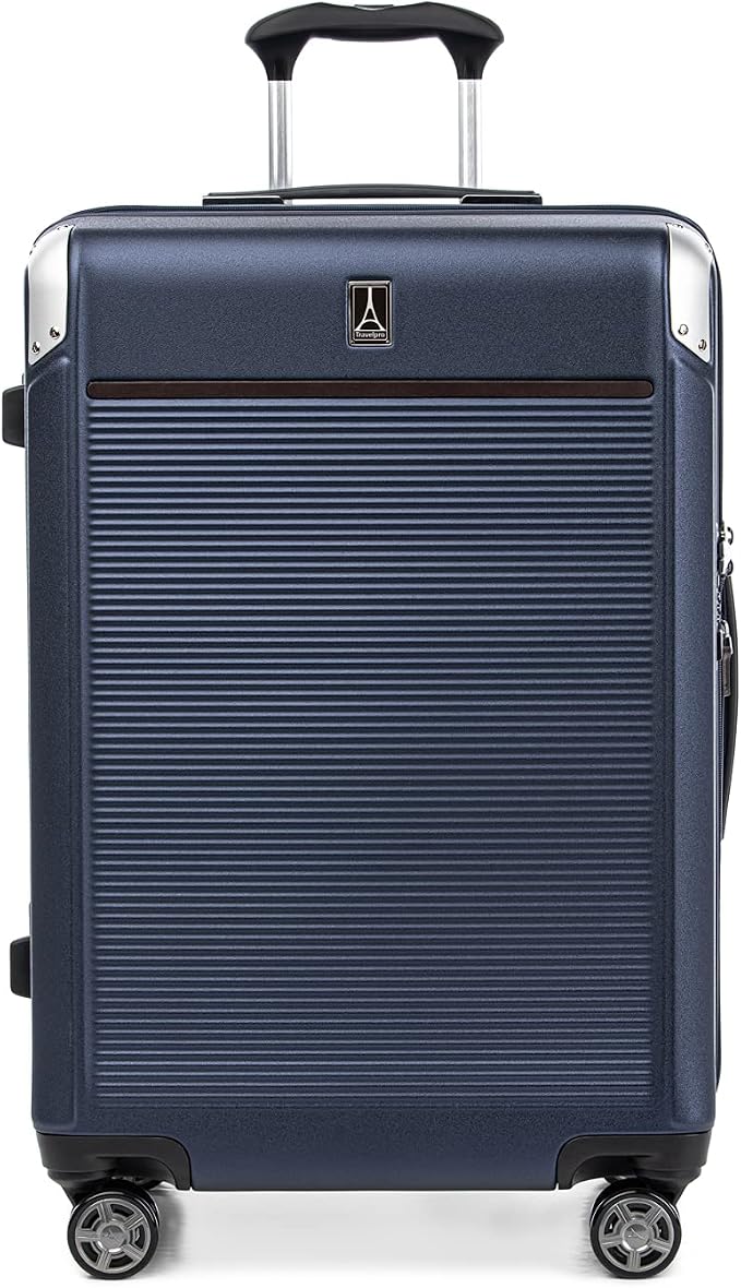 Travelpro Platinum Elite Hardside Expandable Checked Luggage, 8 Wheel Spinner by Travelpro