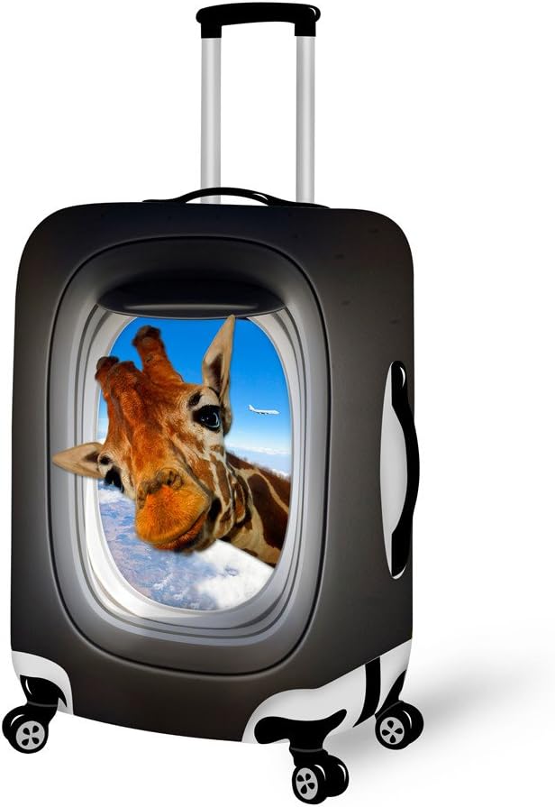 Giraffe Funny Travel Luggage Cover Anti-scratch Dust-Proof Baggage Suitcase - Image 2