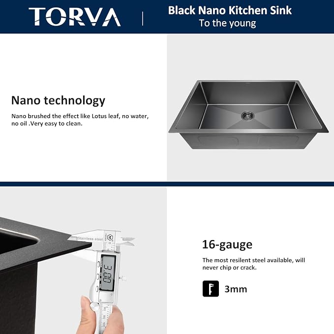 TORVA 30 x 18 Inch Black Ceramic Coating - Image 7